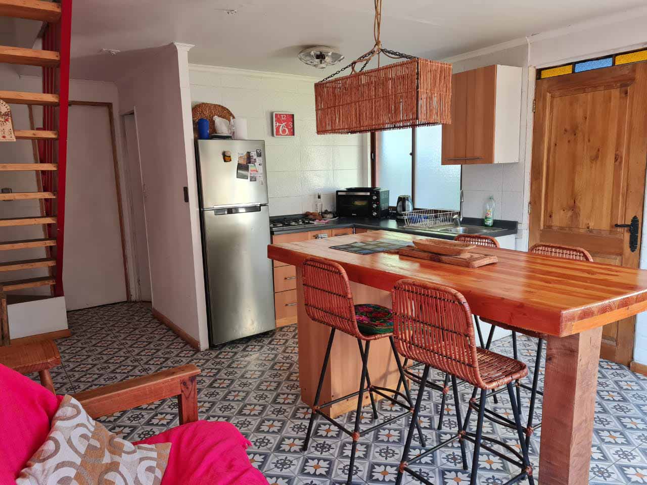 Comedor casa hostel