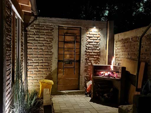 Quincho por la noche