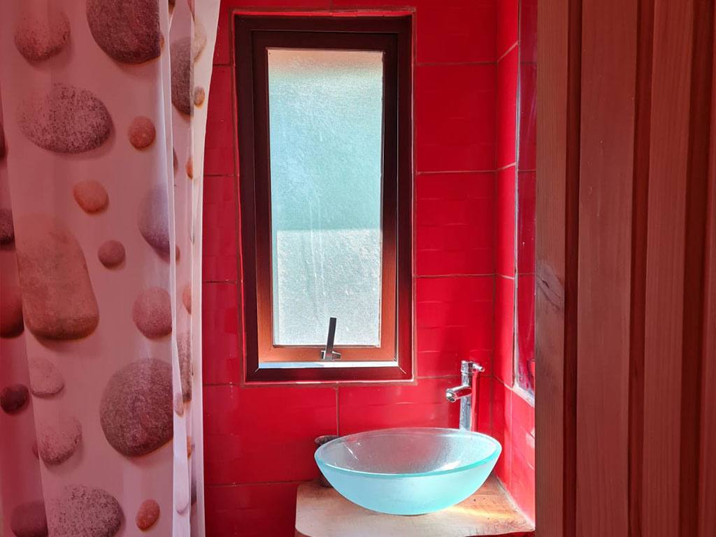 baño casa hostel